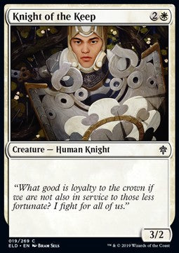 Knight of the Keep - Throne of Eldraine (Common) [ELD-19] Hover Image