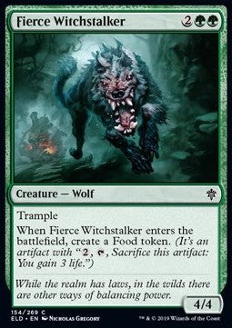 Fierce Witchstalker - Throne of Eldraine (Common) [ELD-154] Hauptbild