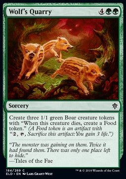 Wolf's Quarry - Throne of Eldraine (Common) [ELD-184] Image principale du produit