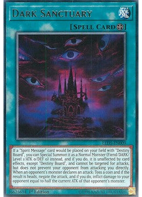 Dark Sanctuary — Legendary Duelists: Immortal Destiny (LED5-009) Yu-Gi-Oh! card Hauptbild