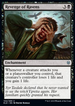 Revenge of Ravens - Throne of Eldraine (Uncommon) [ELD-104] Hauptbild