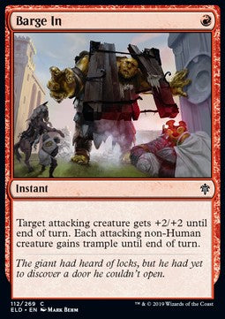 Barge In - Throne of Eldraine (Common) [ELD-112] Hover Image