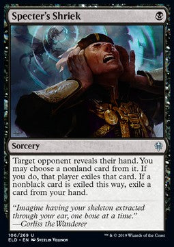 Specter's Shriek - Throne of Eldraine (Uncommon) [ELD-106] Hauptbild
