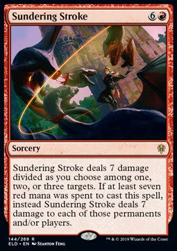 Sundering Stroke - Throne of Eldraine (Rare) [ELD-144]