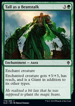 Tall as a Beanstalk - Throne of Eldraine (Common) [ELD-178] Image principale du produit