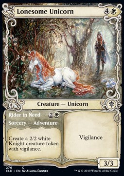 Lonesome Unicorn // Rider in Need - Throne of Eldraine: Extras (Common) [XELD-276] Image principale du produit