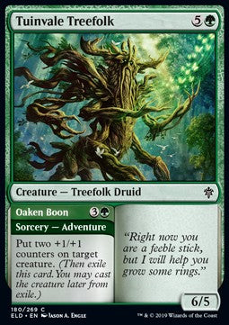 Tuinvale Treefolk // Oaken Boon - Throne of Eldraine (Common) [ELD-180] Image principale du produit