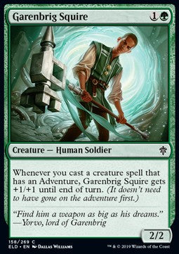 Garenbrig Squire - Throne of Eldraine (Common) [ELD-158] Hover Image