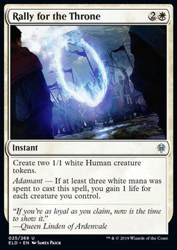 Rally for the Throne - Throne of Eldraine (Uncommon) [ELD-25] Hover Image