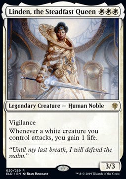 Linden, the Steadfast Queen - Throne of Eldraine (Rare) [ELD-20] Hover Image