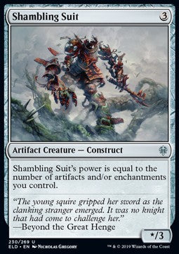 Shambling Suit - Throne of Eldraine (Uncommon) [ELD-230] Hover Image