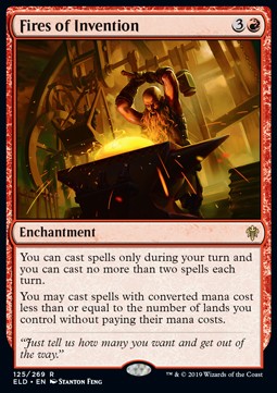 Fires of Invention - Throne of Eldraine (Rare) [ELD-125]