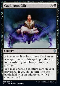 Cauldron's Gift - Throne of Eldraine (Uncommon) [ELD-83] Hover Image