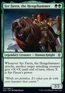 Syr Faren, the Hengehammer - Throne of Eldraine (Uncommon) [ELD-177] Imagen principal del producto