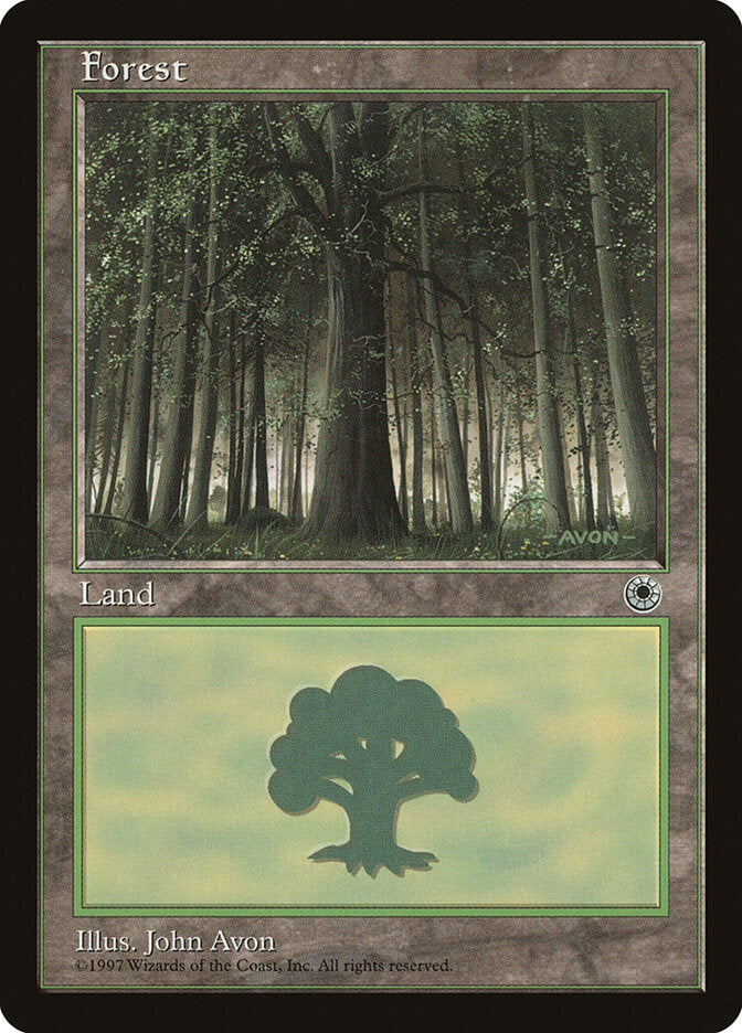 Magic-kaart Forest POR-212 uit Portal (Land)