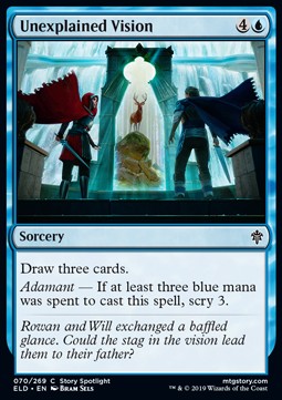 Unexplained Vision - Throne of Eldraine (Common) [ELD-70] Image principale du produit