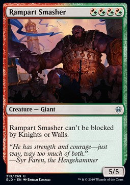 Rampart Smasher - Throne of Eldraine (Uncommon) [ELD-213] Imagen principal del producto