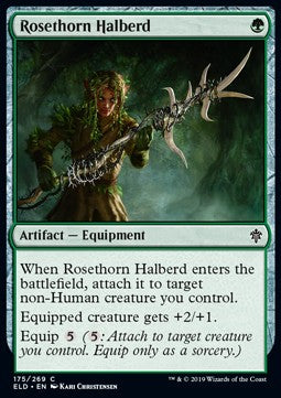 Rosethorn Halberd - Throne of Eldraine (Common) [ELD-175] Hover Image