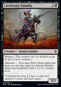 Locthwain Paladin - Throne of Eldraine (Common) [ELD-93] Hover Image