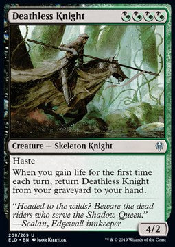 Deathless Knight - Throne of Eldraine (Uncommon) [ELD-208] Hauptbild