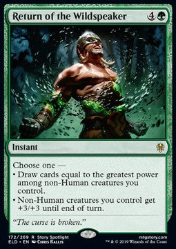 Return of the Wildspeaker - Throne of Eldraine (Rare) [ELD-172] Hauptbild
