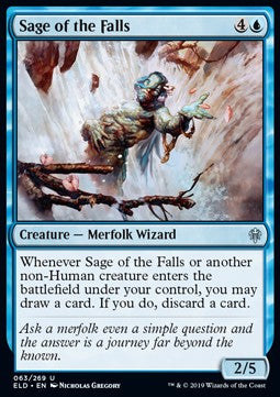 Sage of the Falls - Throne of Eldraine (Uncommon) [ELD-63] Hauptbild