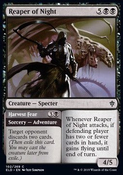 Reaper of Night // Harvest Fear - Throne of Eldraine (Common) [ELD-102]
