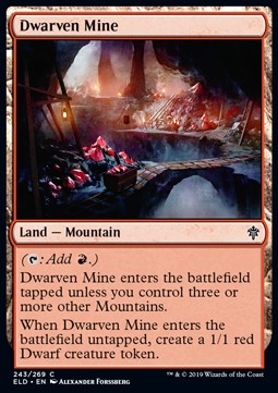 Dwarven Mine - Throne of Eldraine (Common) [ELD-243] Hauptbild