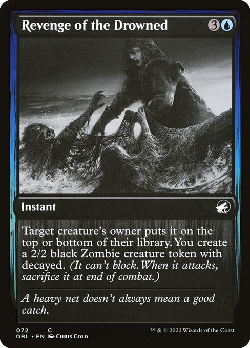 Revenge of the Drowned – Innistrad: Double Feature (DBL-72) Magic: The Gathering card Main image