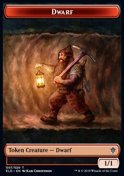 Dwarf Token (Red 1/1) - Throne of Eldraine: Extras (Token) [XELD-T07] Imagen principal del producto