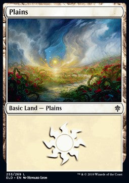Plains (V.4) - Throne of Eldraine (Land) [ELD-253]