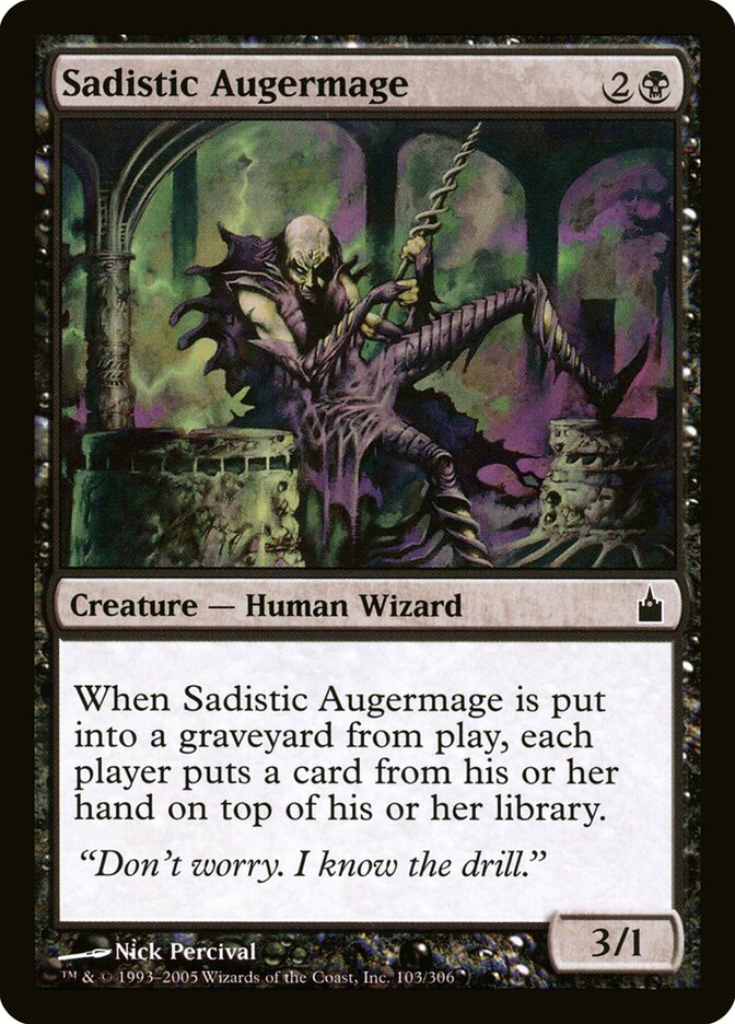 Sadistic Augermage - Ravnica: City of Guilds (Common) [RAV-103]