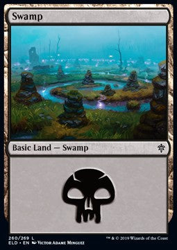 Swamp (V.3) - Throne of Eldraine (Land) [ELD-260] Hauptbild