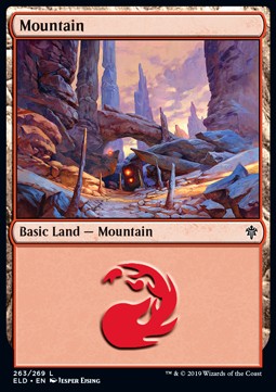 Mountain (V.2) - Throne of Eldraine (Land) [ELD-263] Hauptbild