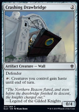 Crashing Drawbridge - Throne of Eldraine (Common) [ELD-217] Hauptbild