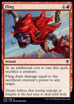 Fling - Throne of Eldraine (Common) [ELD-126] Image principale du produit