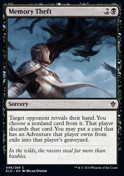 Memory Theft - Throne of Eldraine (Common) [ELD-96] Hoofdafbeelding