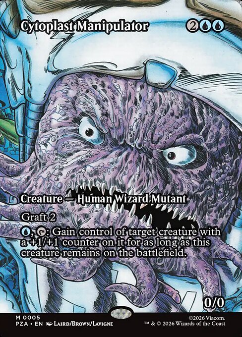 Cytoplast Manipulator – Teenage Mutant Ninja Turtles Source Material (PZA-5) Magic: The Gathering card | LC-REM-20260804-15632297591116-402e538f-c8f9-4fb7-9a9f-f9c75c9ca97f