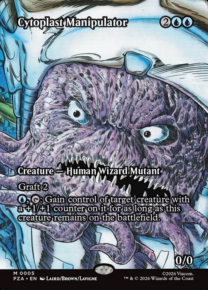 Magic-kaart Cytoplast Manipulator PZA-5 uit Teenage Mutant Ninja Turtles Source Material (Mythic) Immagine principale del prodotto