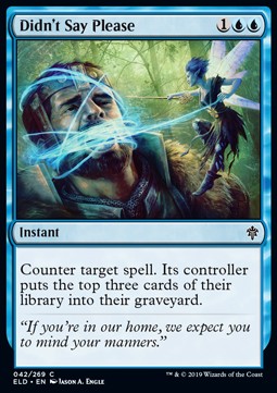 Didn't Say Please - Throne of Eldraine (Common) [ELD-42] Hauptbild