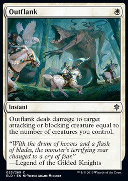 Outflank - Throne of Eldraine (Common) [ELD-23] Image principale du produit