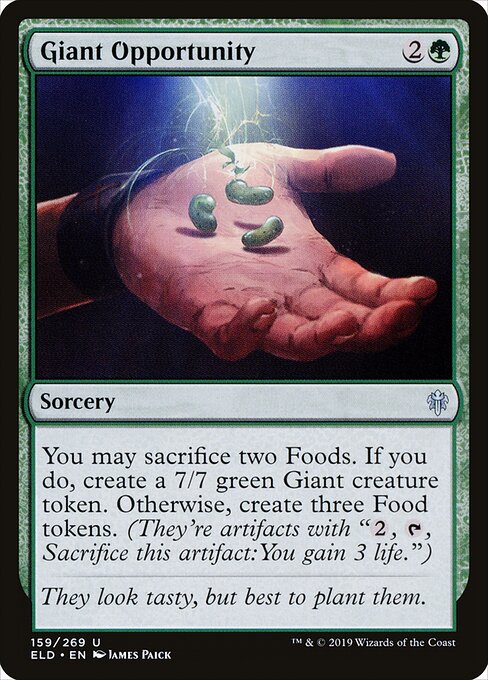 Giant Opportunity – Throne of Eldraine (ELD-159) Magic: The Gathering card | LC-REM-20260804-15150664417612-40383646-3fc4-4267-b9ad-bf90a85972fc