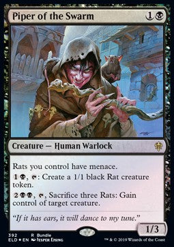 Piper of the Swarm (V.3) - Throne of Eldraine: Promos (Rare) [PELD-392] Imagen principal del producto