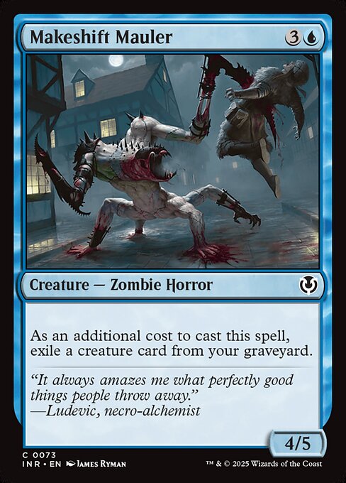 Makeshift Mauler – Innistrad Remastered (INR-73) Magic: The Gathering card