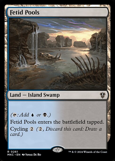 Fetid Pools – Commander: Murders at Karlov Manor (MKC-261) Magic: The Gathering card