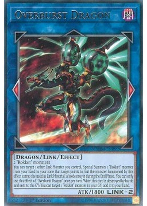 Overburst Dragon — Chaos Impact (CHIM-092) Yu-Gi-Oh! card Immagine principale del prodotto