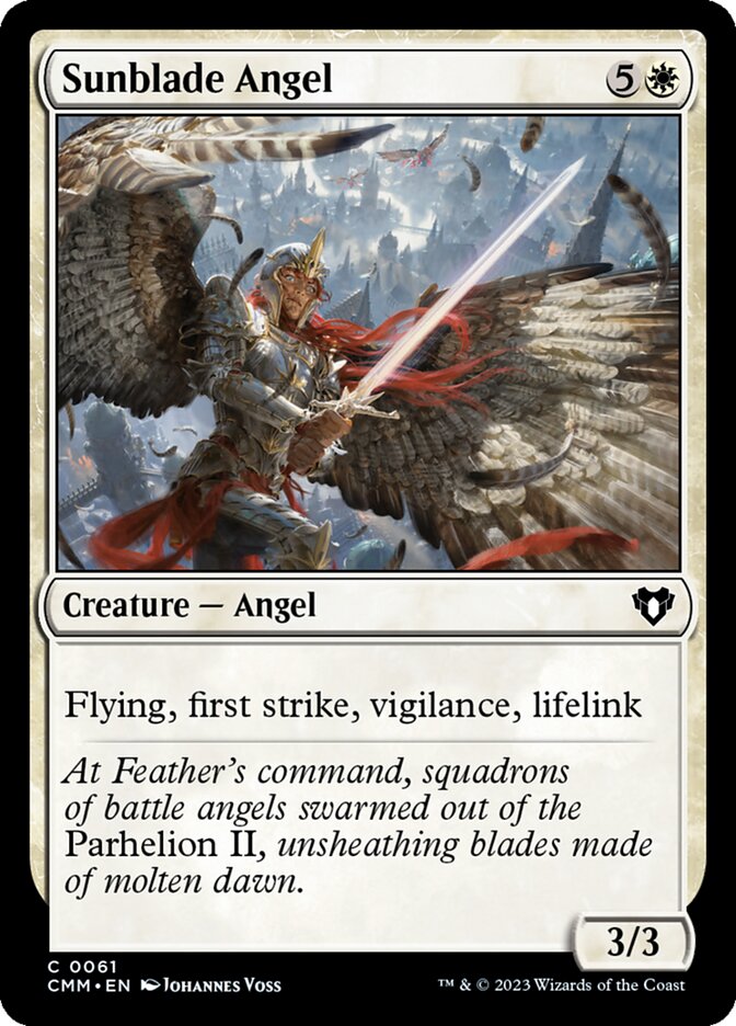 Sunblade Angel - Commander Masters (Common) [CMM-61] Immagine principale del prodotto