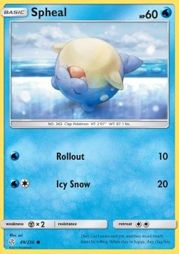 Spheal - Cosmic Eclipse (Common) [CEC-49] Hover Image