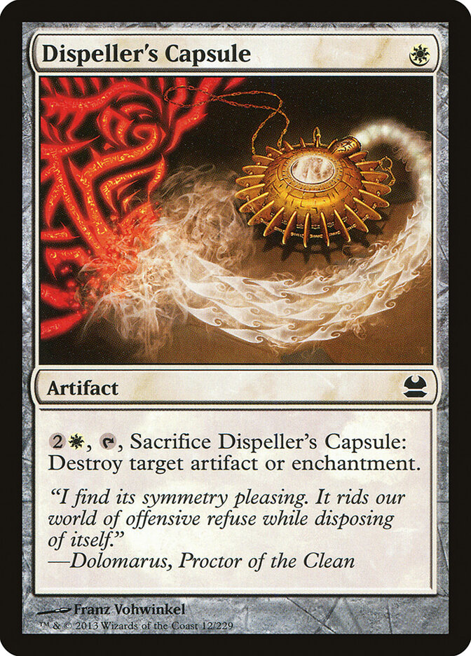 Dispeller's Capsule - Modern Masters (Common) [MMA-12] Image principale du produit