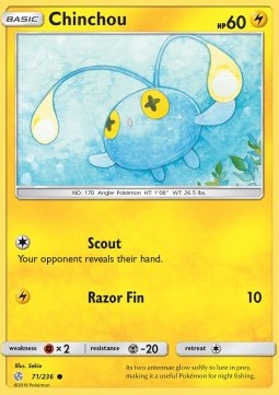 Chinchou - Cosmic Eclipse (Common) [CEC-71] Immagine principale del prodotto